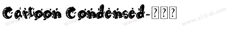 Cartoon Condensed字体转换